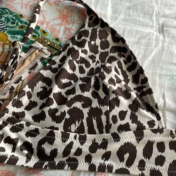 J crew leopard print soft stretch bralette - Picture 4 of 10